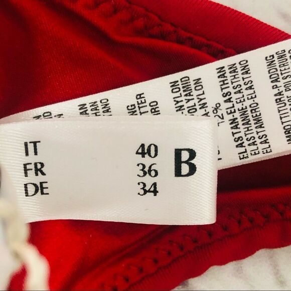 La Perla Vibrant Red Bikini Top - Picture 8 of 10